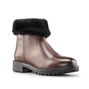 Cougar Kendal Waterproof Leather Winter Ankle Boots in Dark Brown - NWT